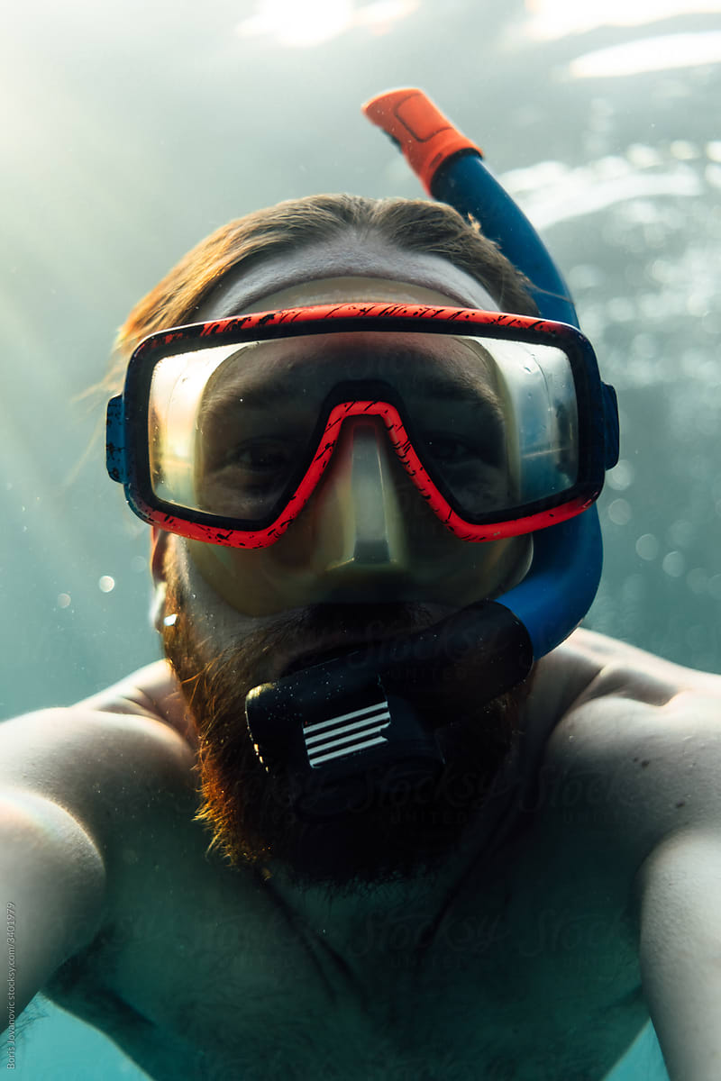 Underwater shot of a diver