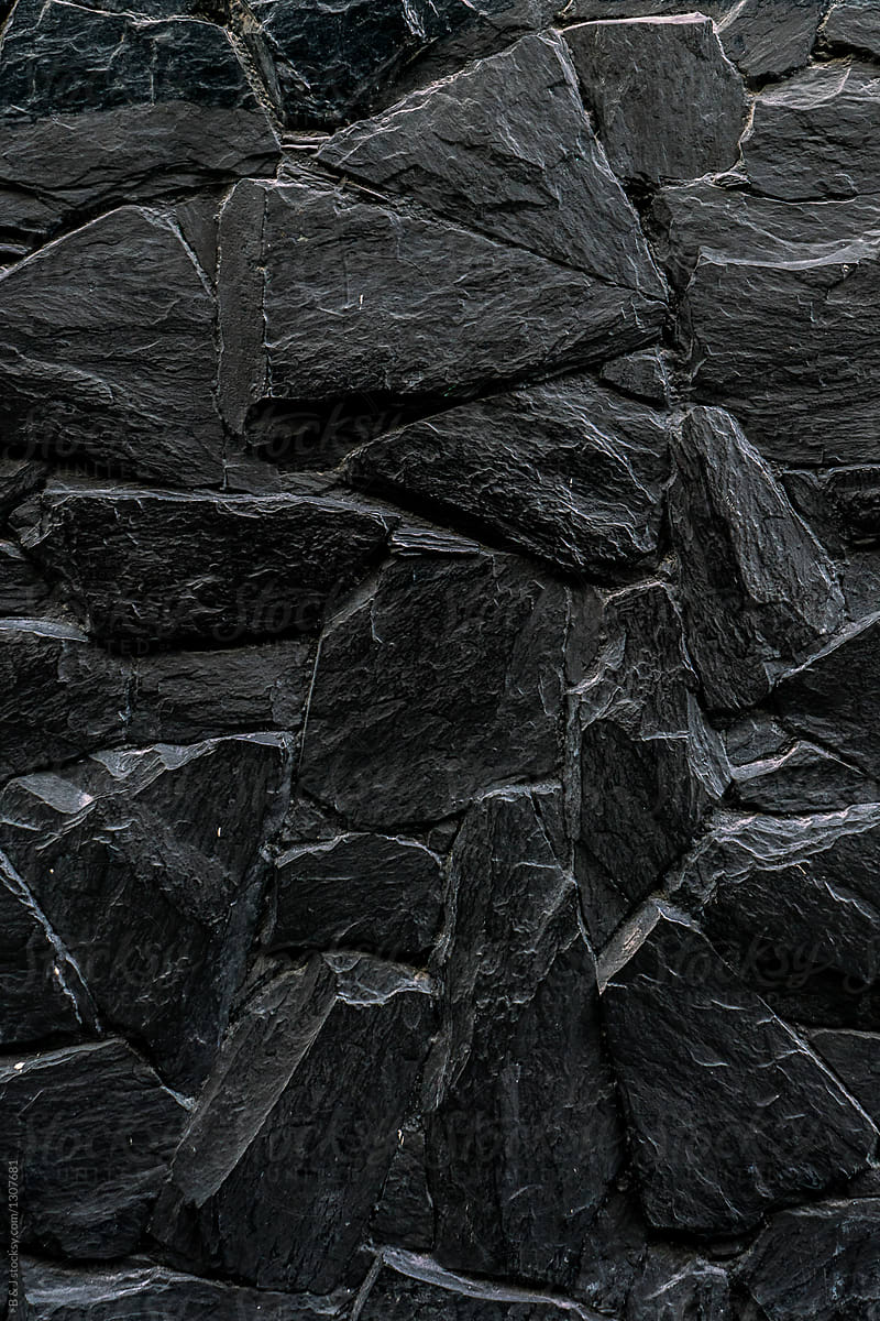 Black stones background