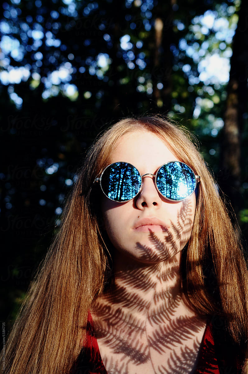 Teen Girl In Sunglasses by Stocksy Contributor Sveta SH - Stocksy