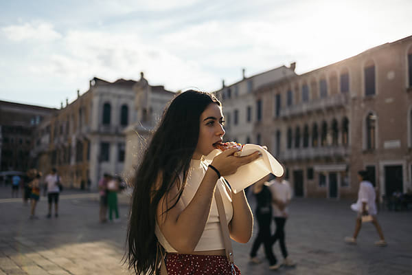 Woman Making A Scrapbook With Polaroid Photos by Stocksy Contributor  Pedro Merino - Stocksy