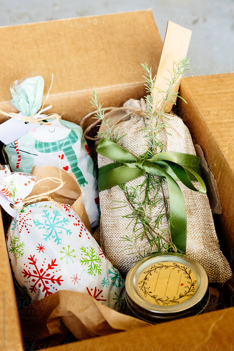 Christmas Food Gift Mailed in a Box