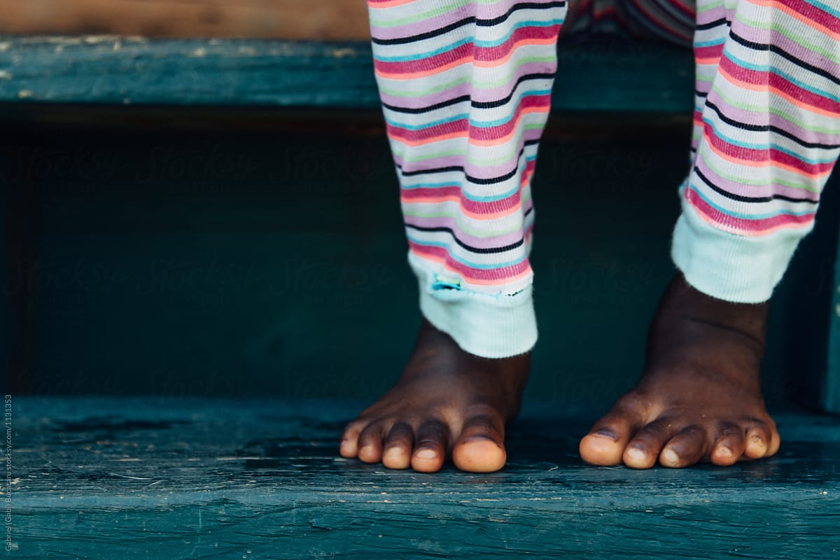 Black Girl S Feet In Pijamas By Stocksy Contributor Gabi Bucataru
