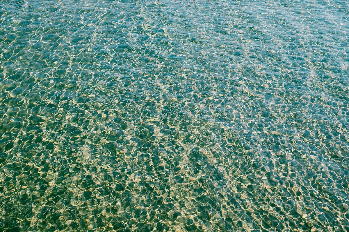 Transparent Surface of the Sea in Croatia