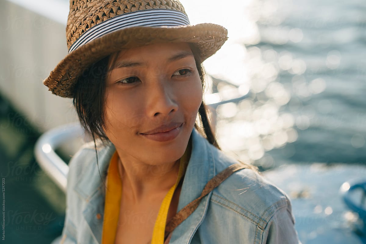 Portrait Of A Beautiful Woman On Vacation By Stocksy Contributor