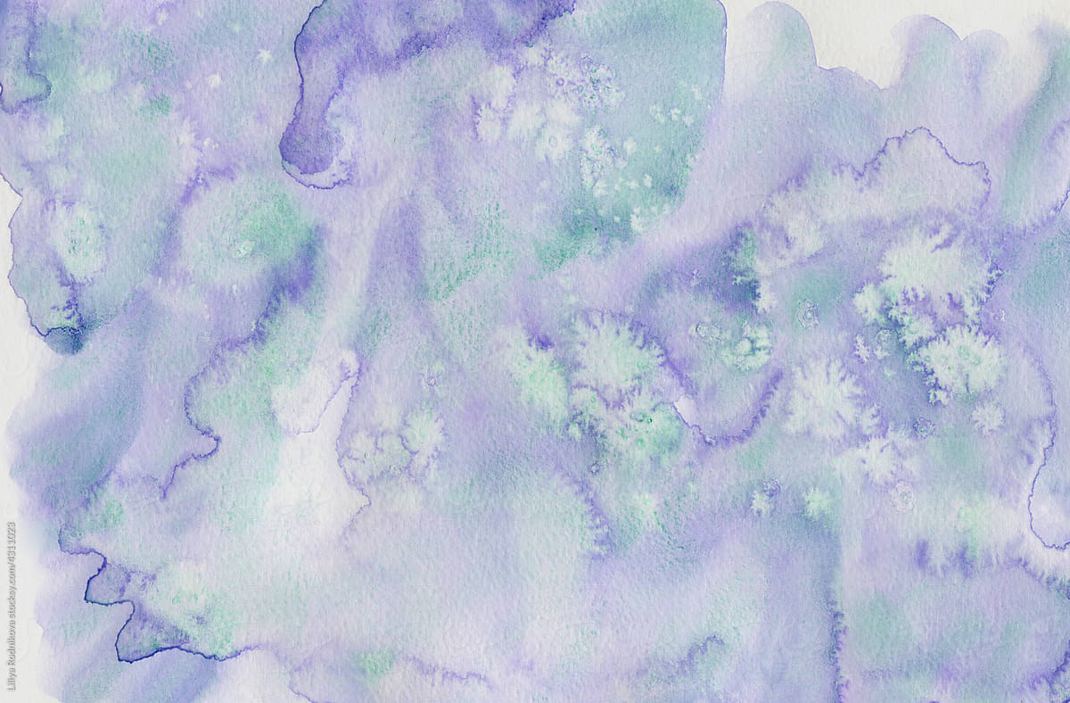 Pale lavender watercolor background