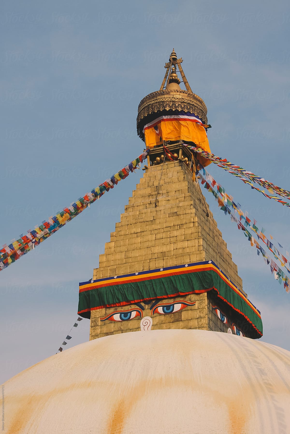 The stupa of Boudhanath, Kathmandu, Nepal.
