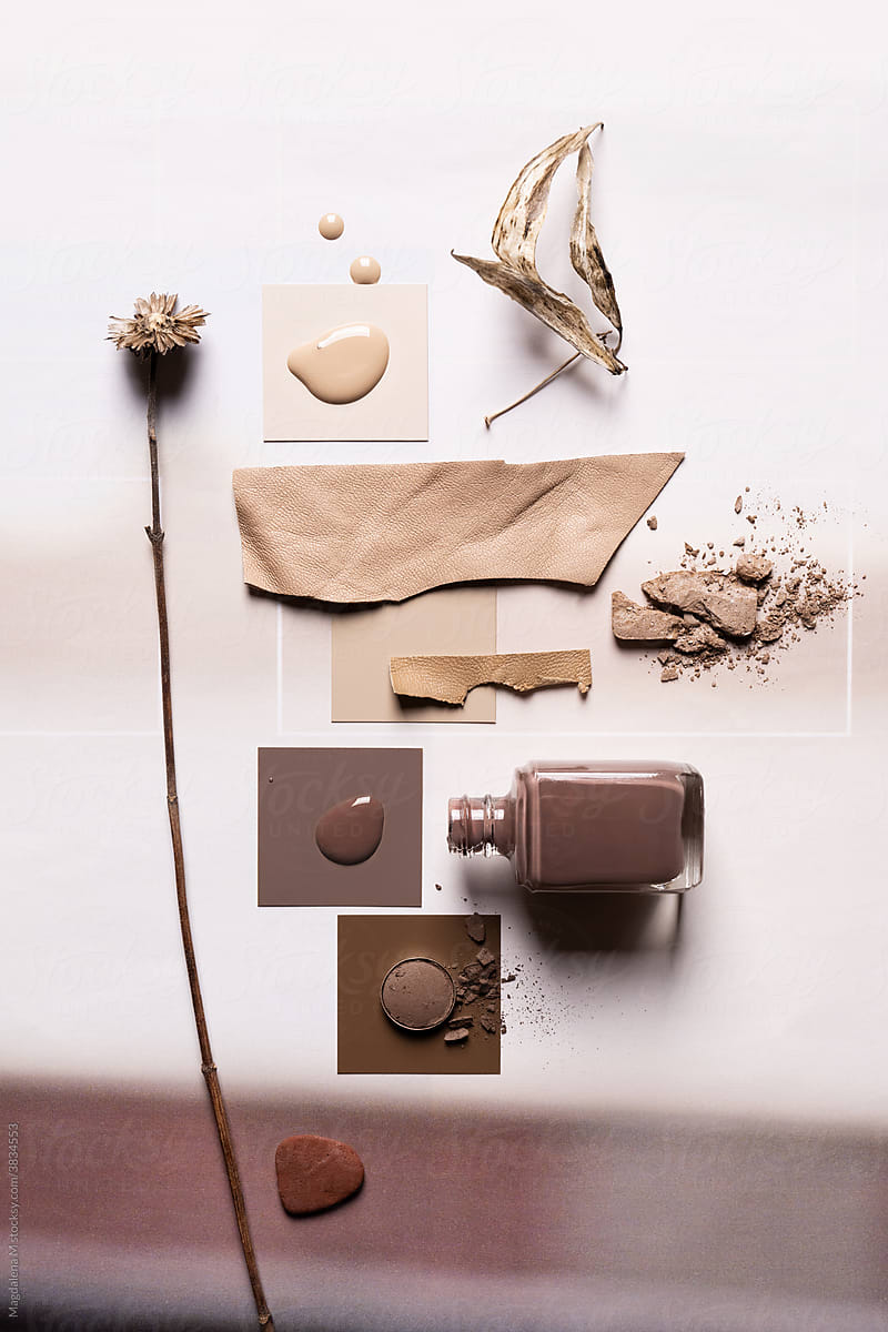 Colour Palette Inspired by Nature in Warm Taupe