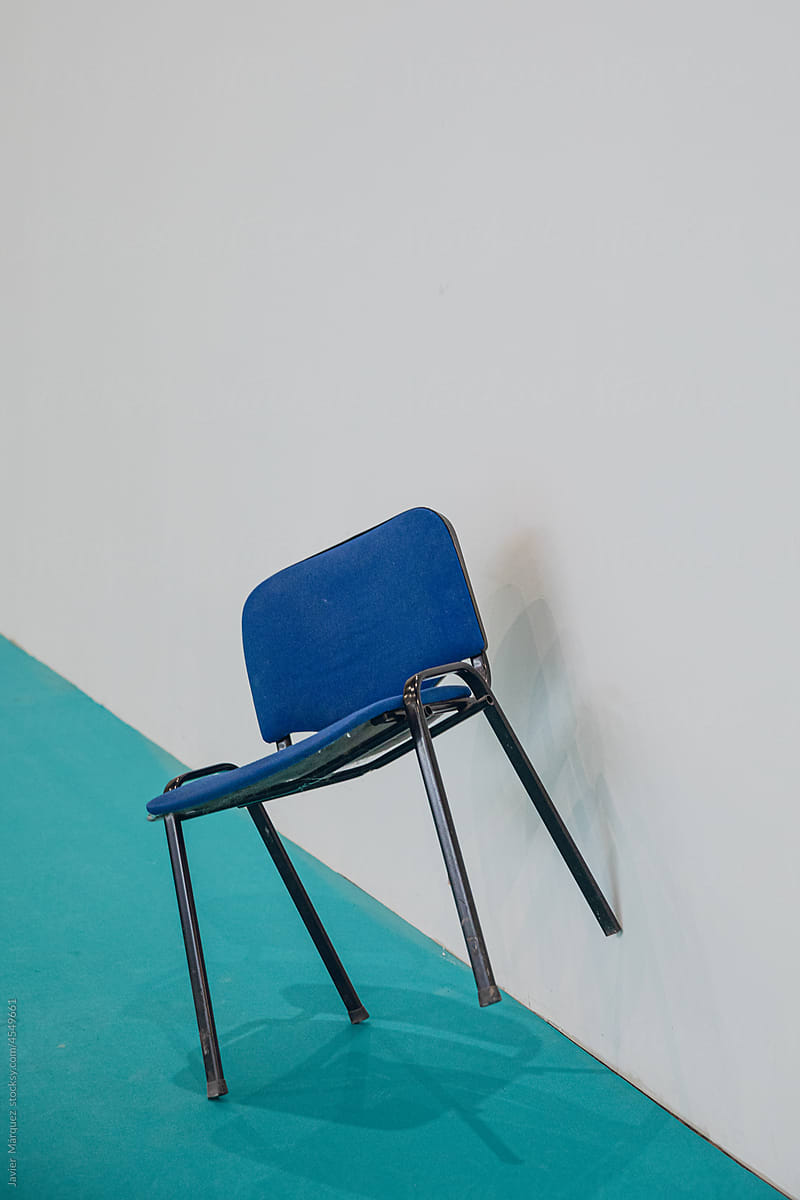Chair against the wall
