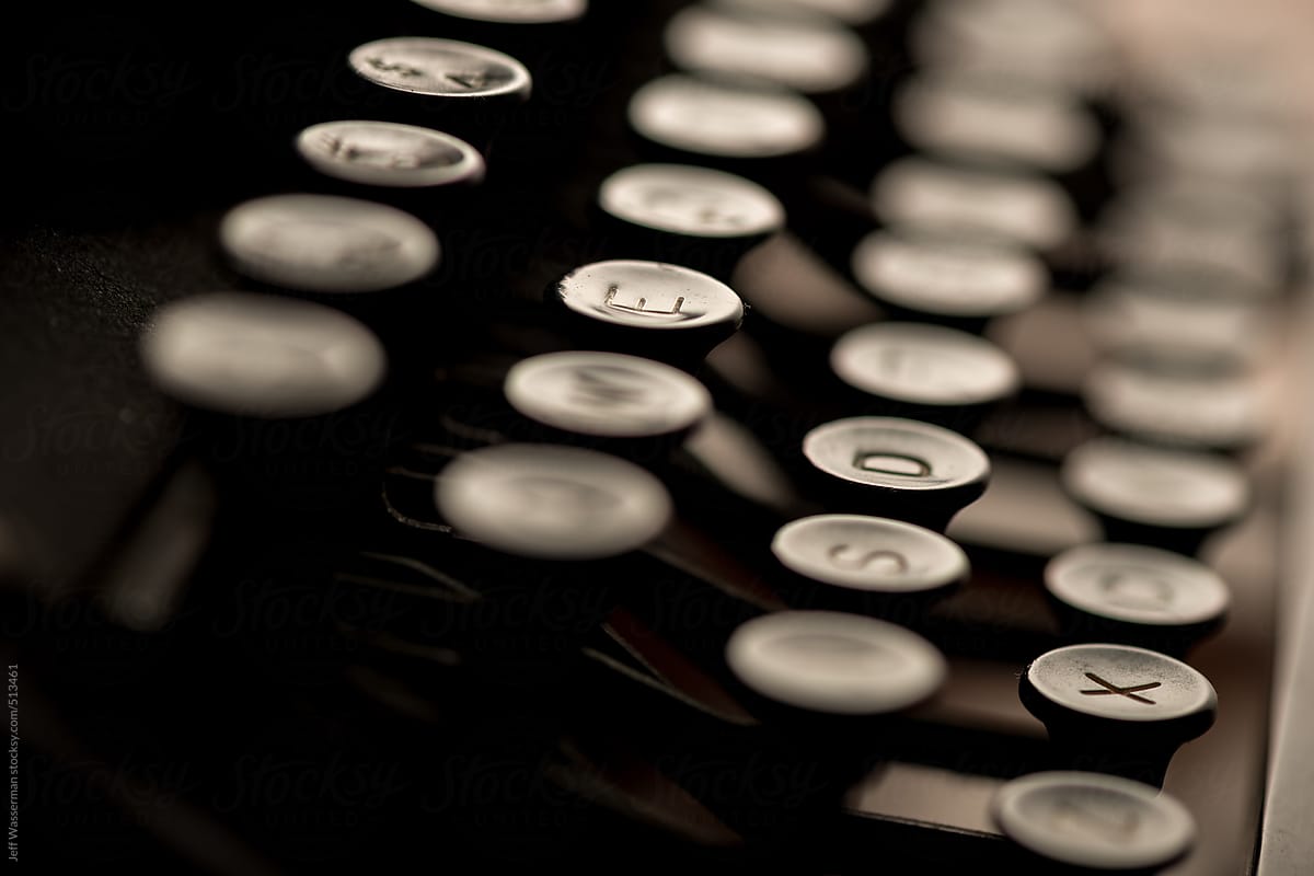 Vintage Typewriter Keys