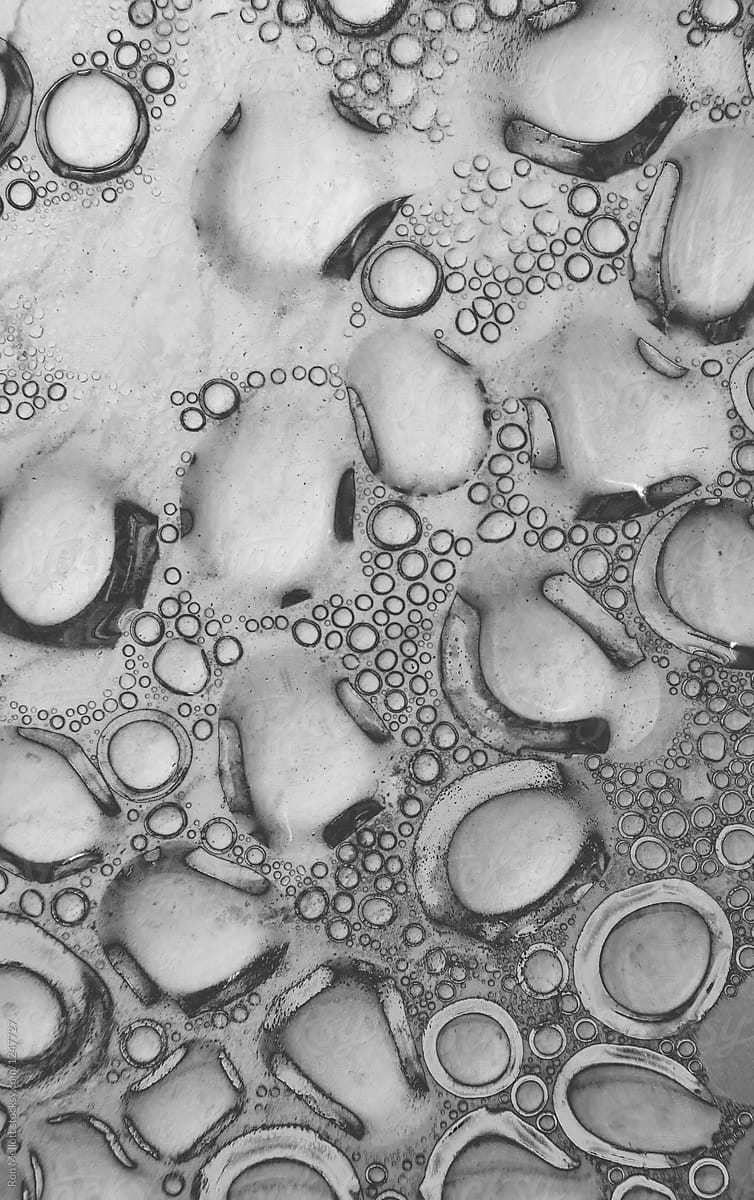 Closeup macro water abstract water condensation