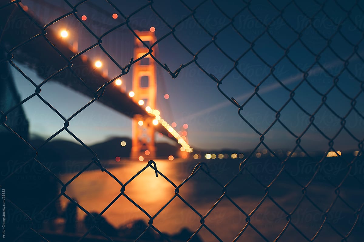Fence break at the Golden Gate