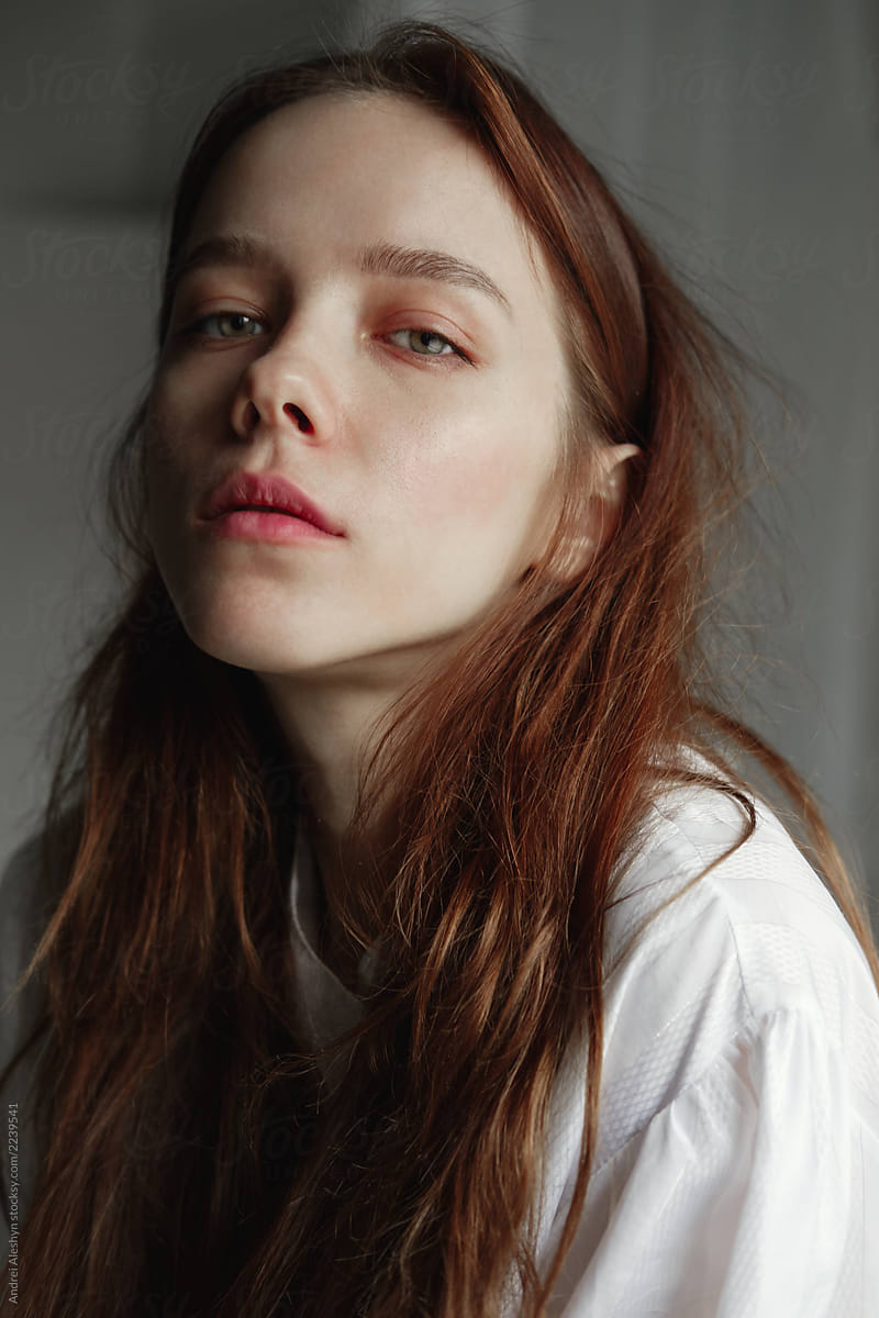 Sensual Portrait Of A Beautiful Girl Close Up By Stocksy Contributor Andrei Aleshyn Stocksy 
