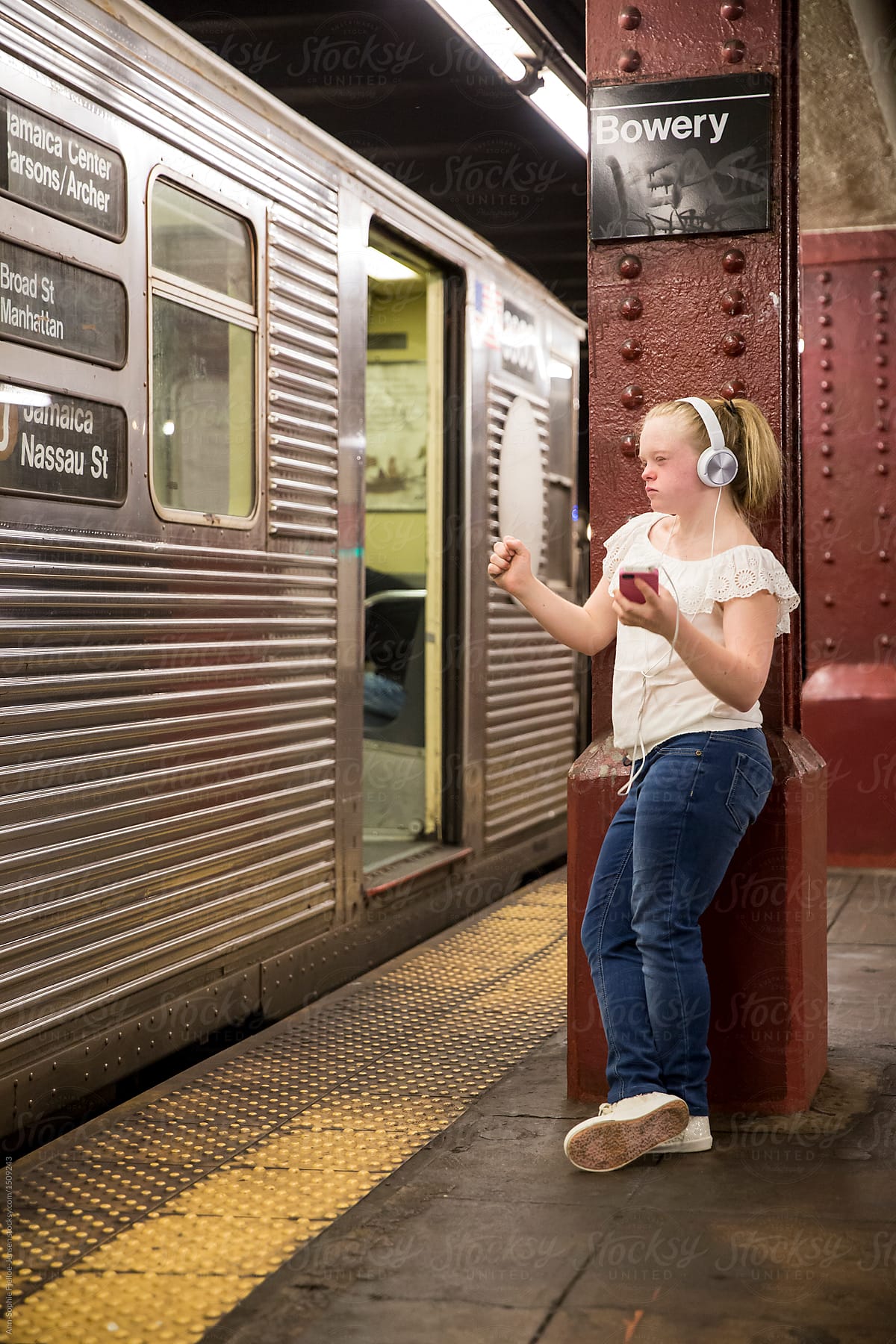 Young Adult In The Subway By Stocksy Contributor Bowery Image Group