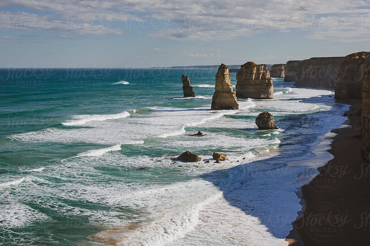 View of the Twelve Apostles. Australian tourist attraction