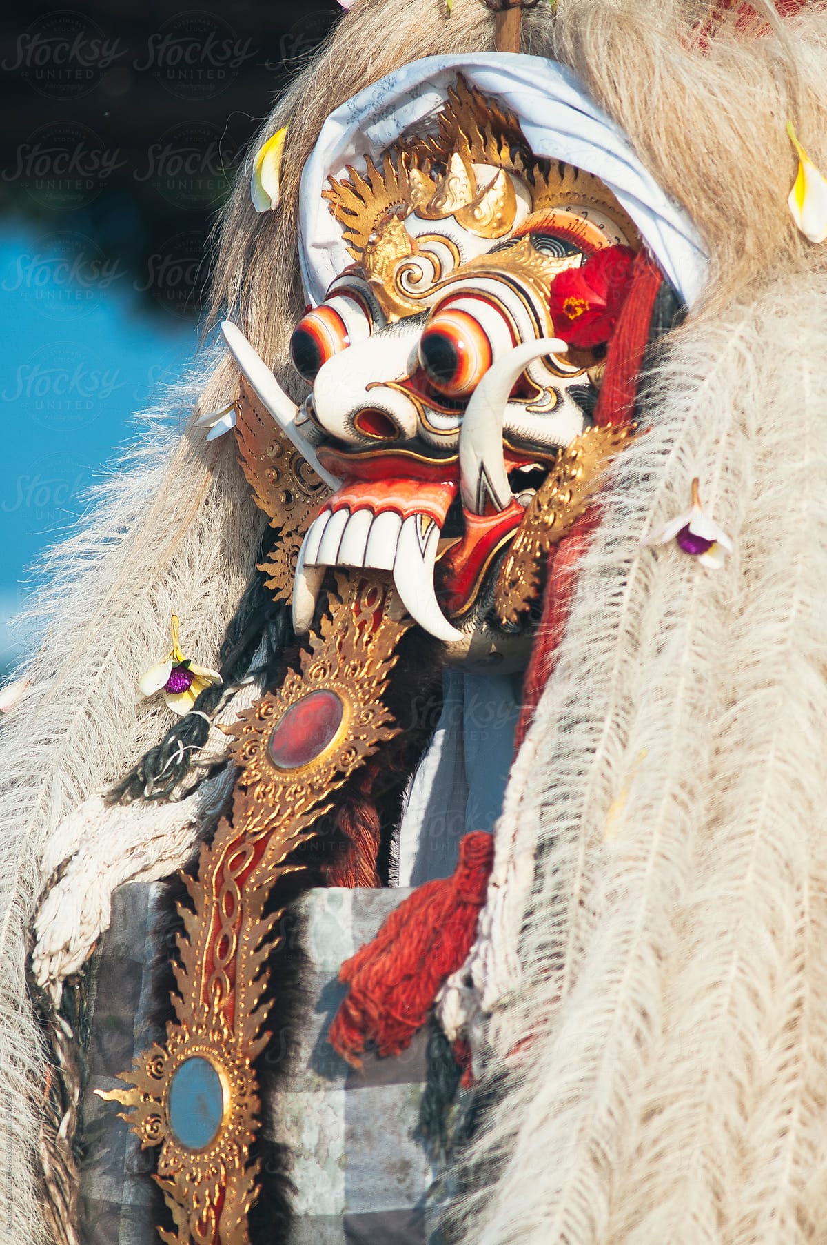 Mask of Rangda, the Evil Witch, Bali