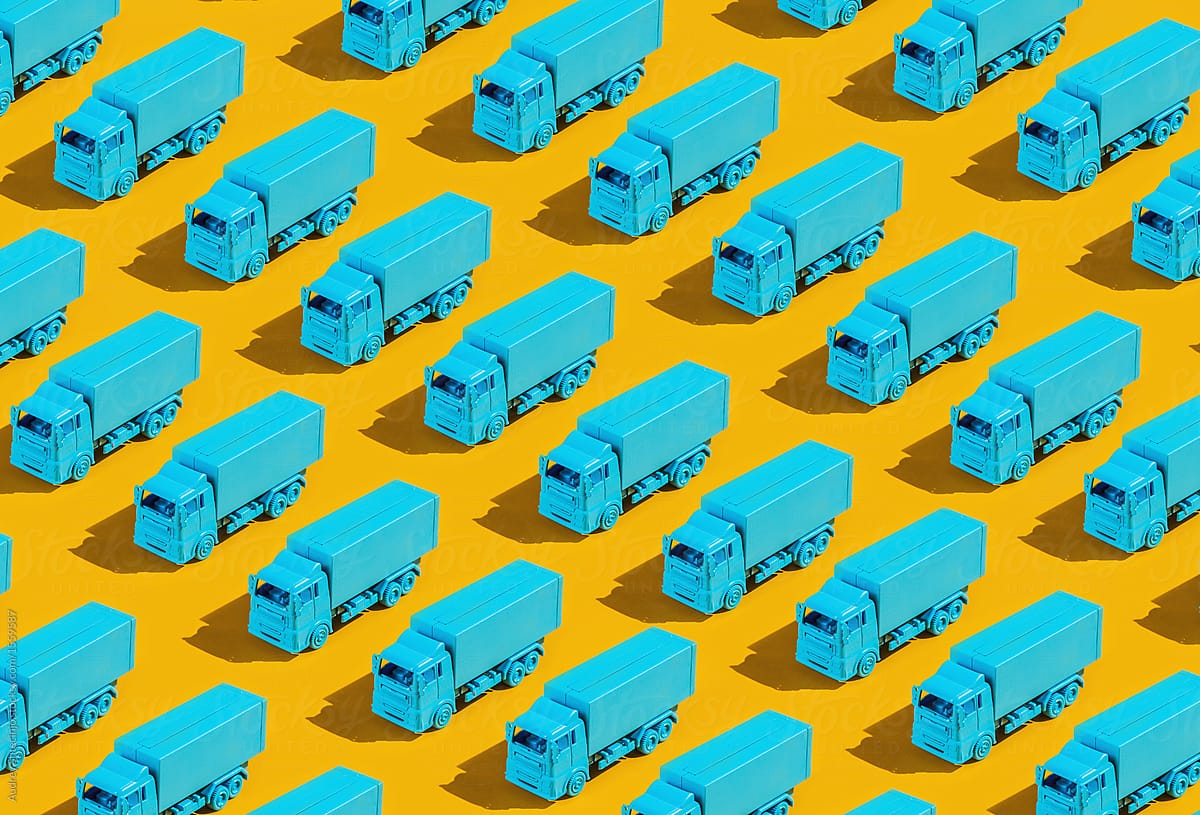 Blue Truckslorry By Stocksy Contributor Audshule Stocksy