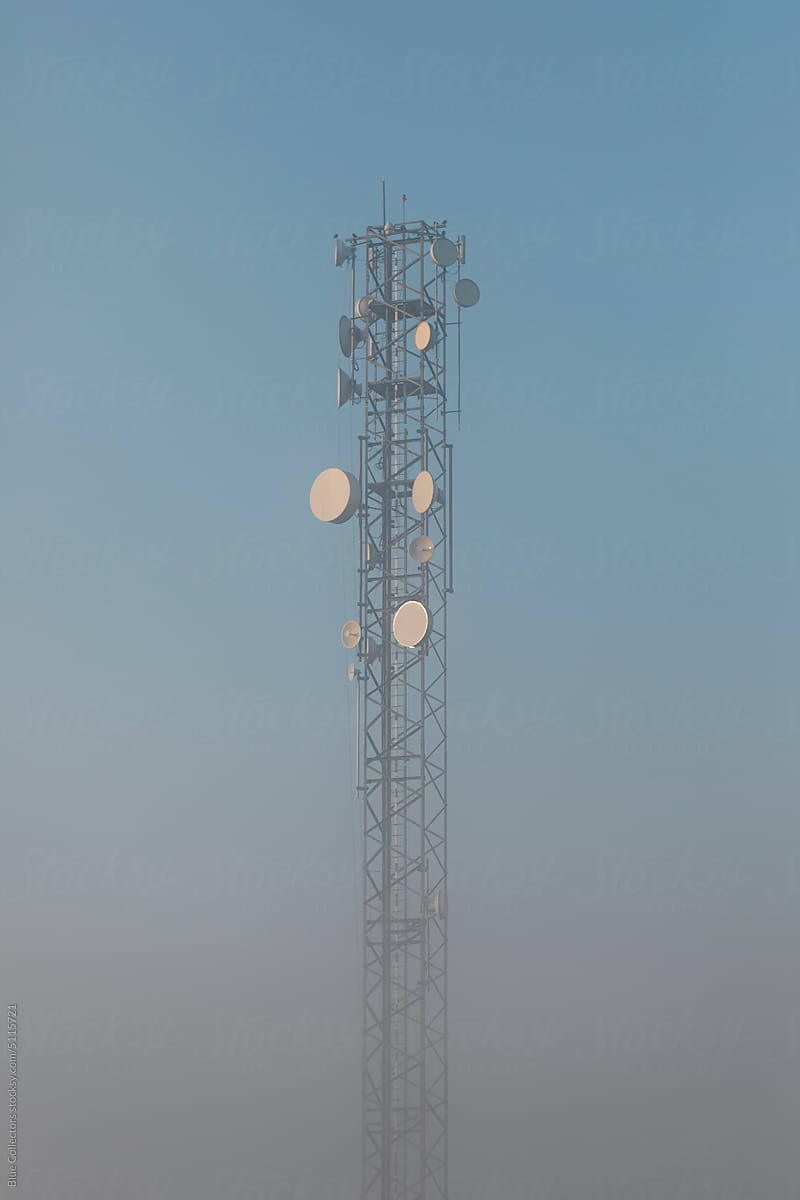 Communication network tower