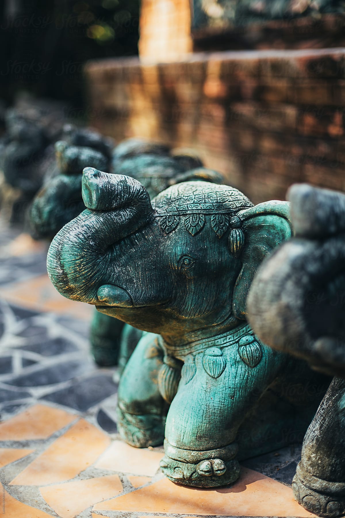 Oriental Elephant Statues