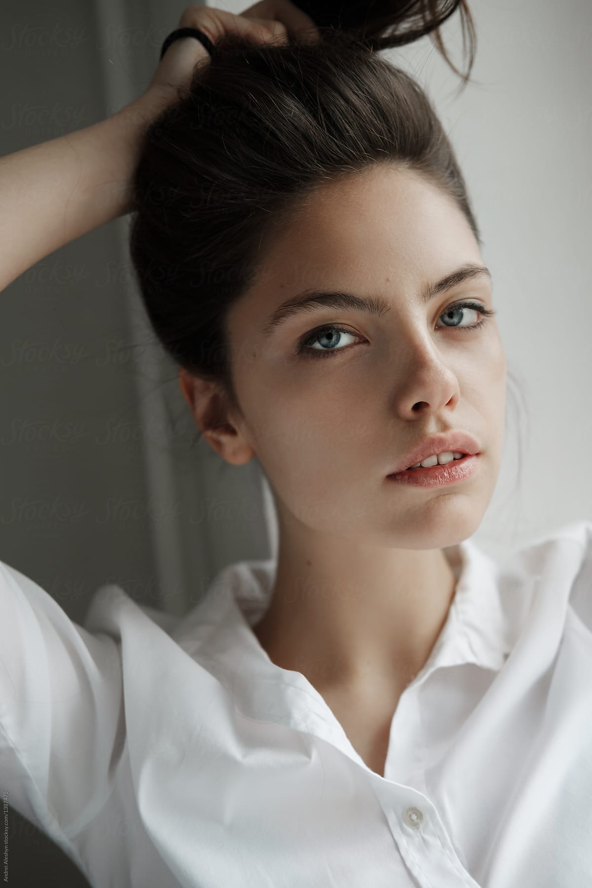 Portrait Of A Beautiful Close Up Girl By Stocksy Contributor Andrei Aleshyn Stocksy