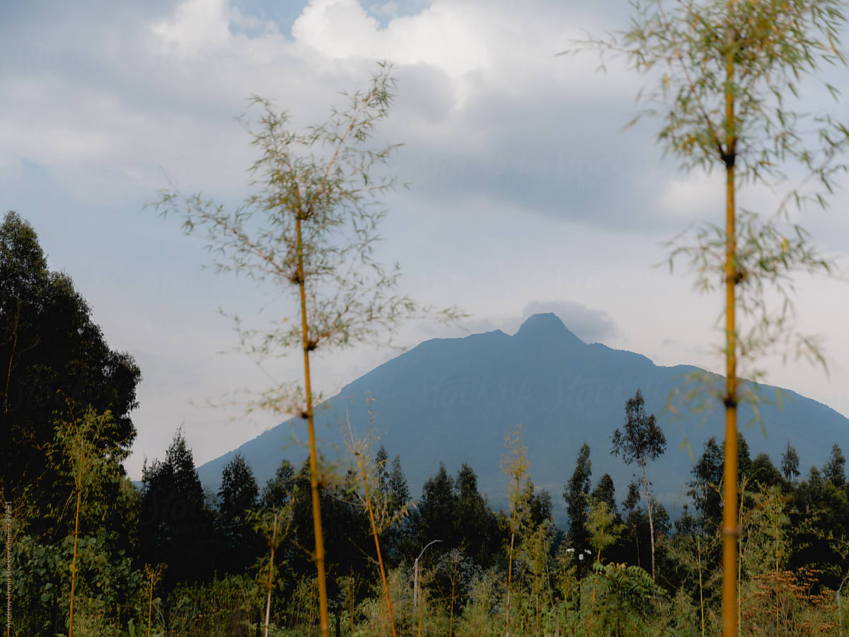 Mount Sabyinyo volcano