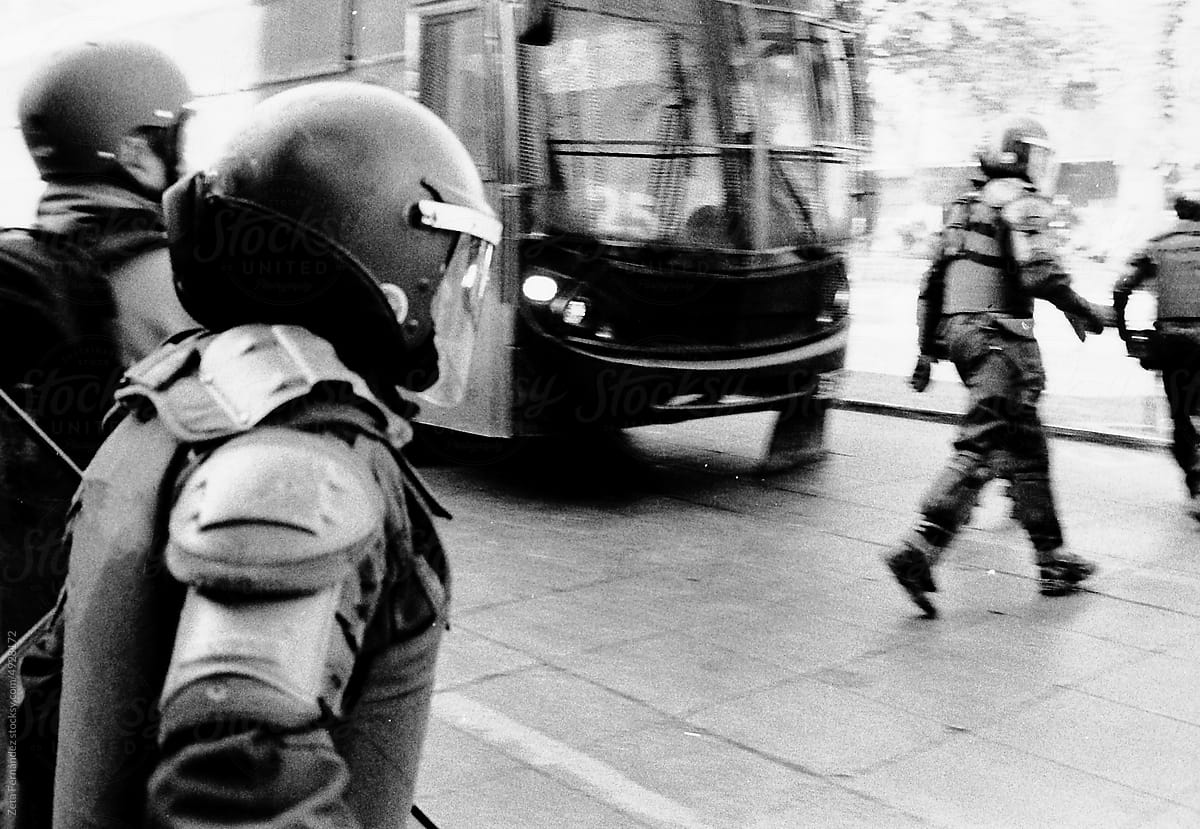 chilean riot police