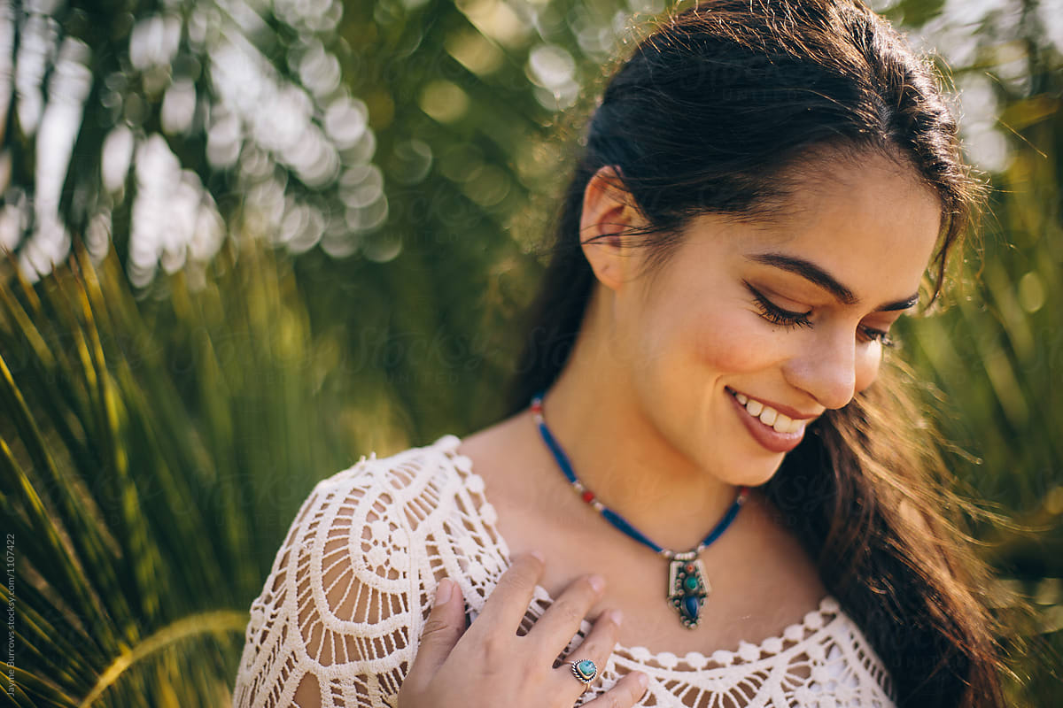 Portrait Of A Beautiful Latina Woman By Stocksy Contributor Jayme