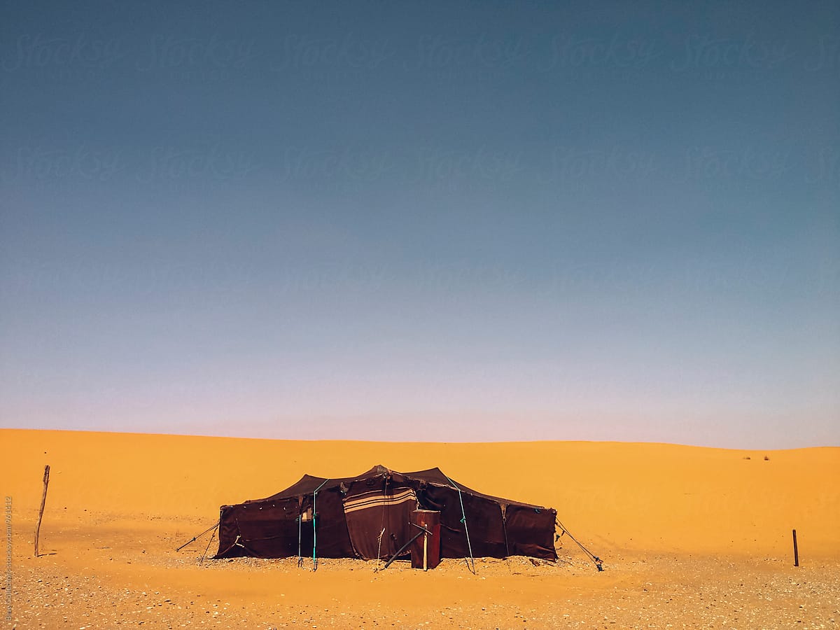 Jaima, Arabic tent in the desert