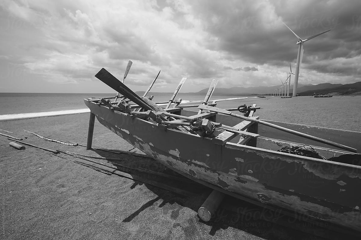 Old Fishing Boats On The Beach In Denmark by Stocksy Contributor