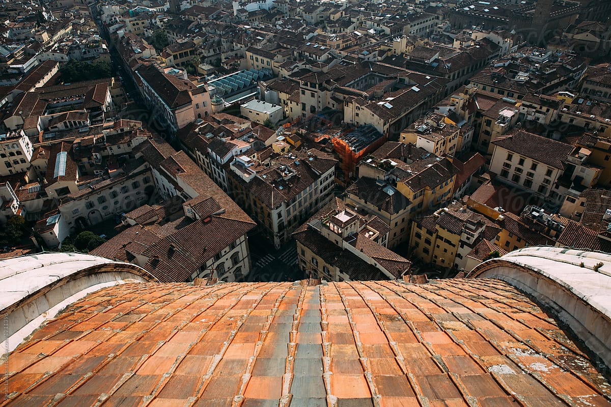 Looking down the dome at Florence