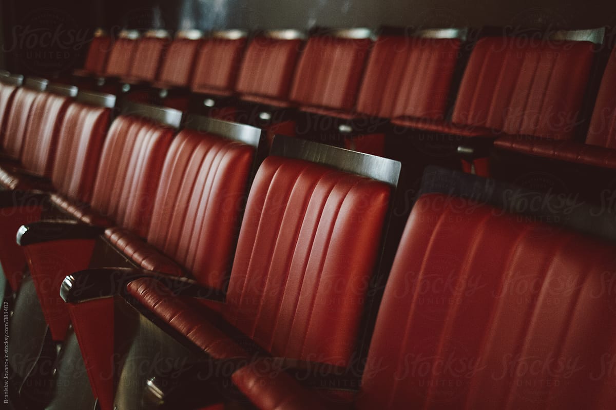 Empty Red Cinema Seats