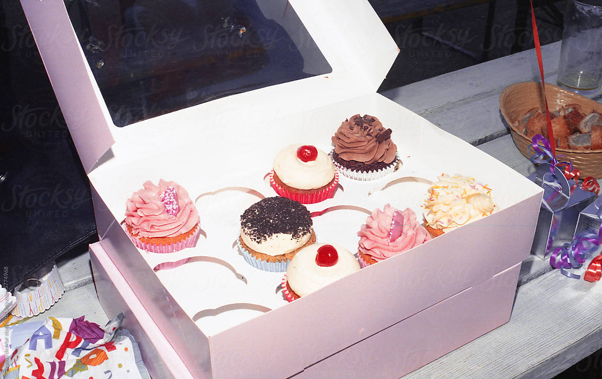 Assorted Cupcakes in a Box