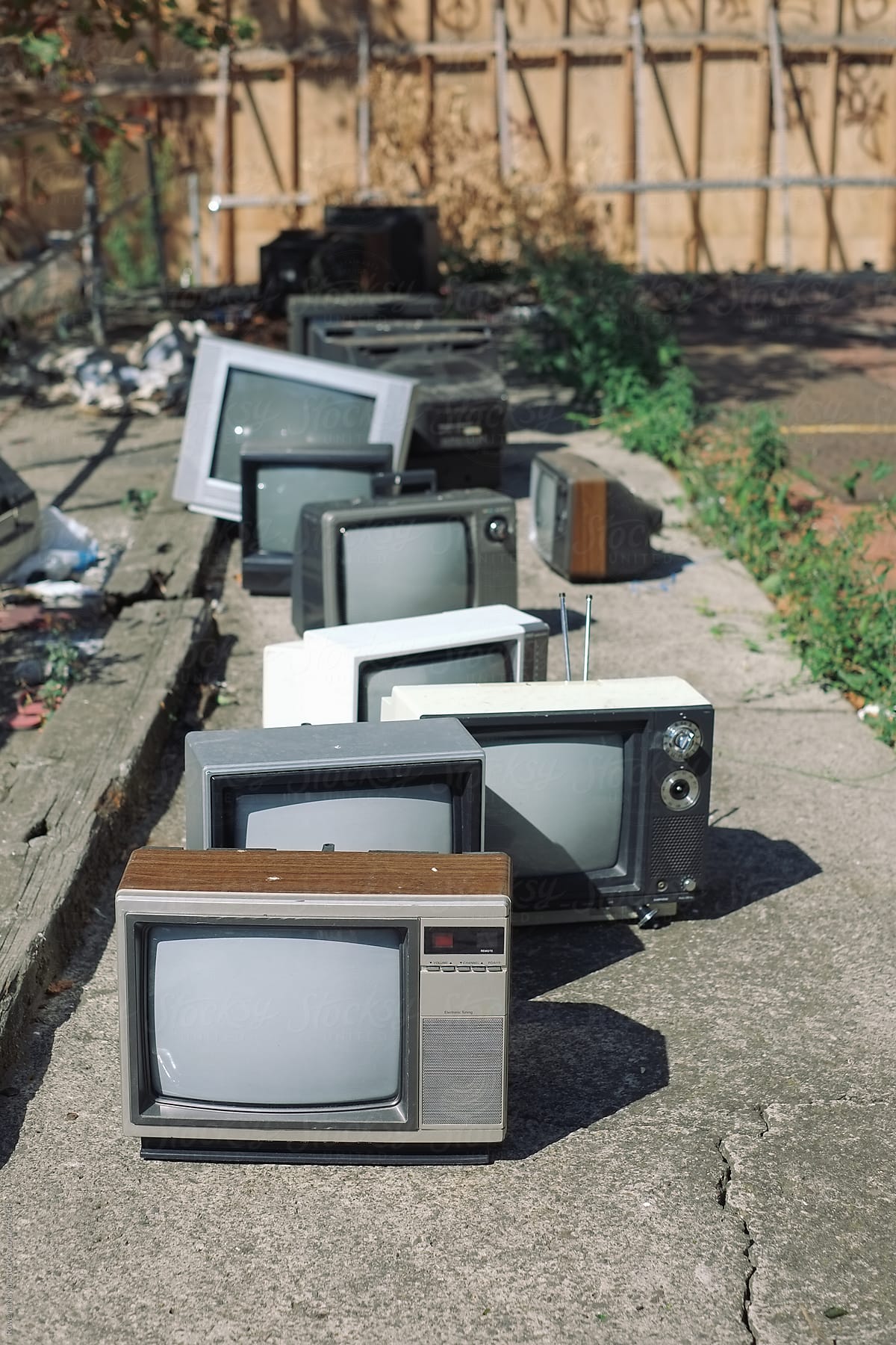 Vintage Analogue TV Graveyard