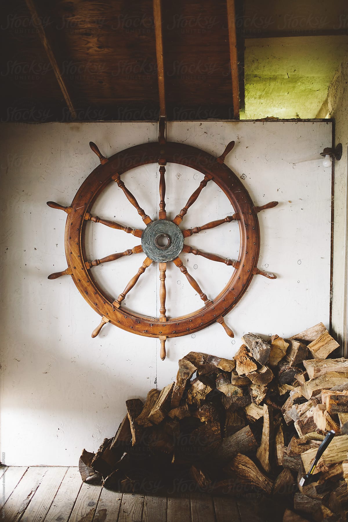 "Nautical Shed" by Stocksy Contributor "Nate & Amanda Howard" - Stocksy
