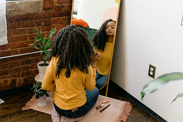 Portrait Of Happy Black Teen Girl by Stocksy Contributor Lea Jones -  Stocksy