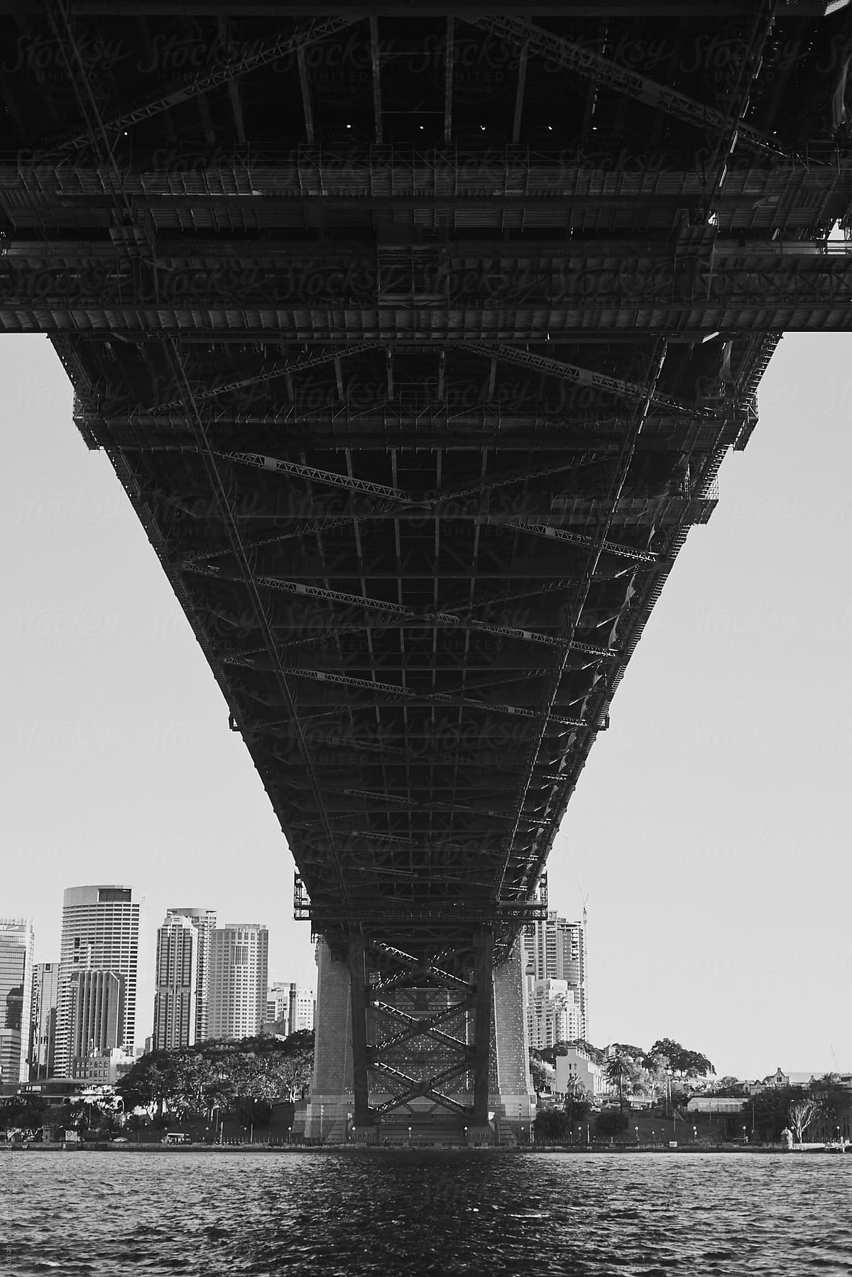 Underside Of The Sydney Harbour Bridge