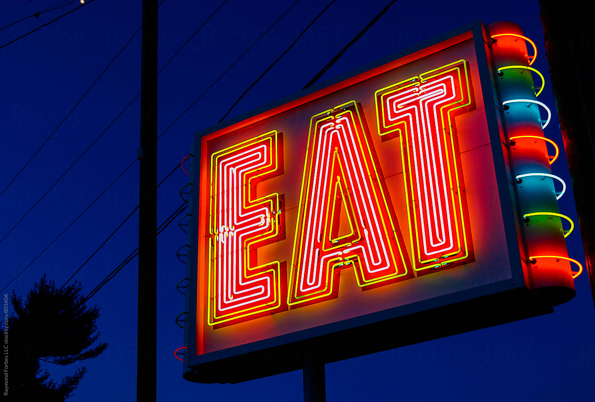 eat sign for dining room