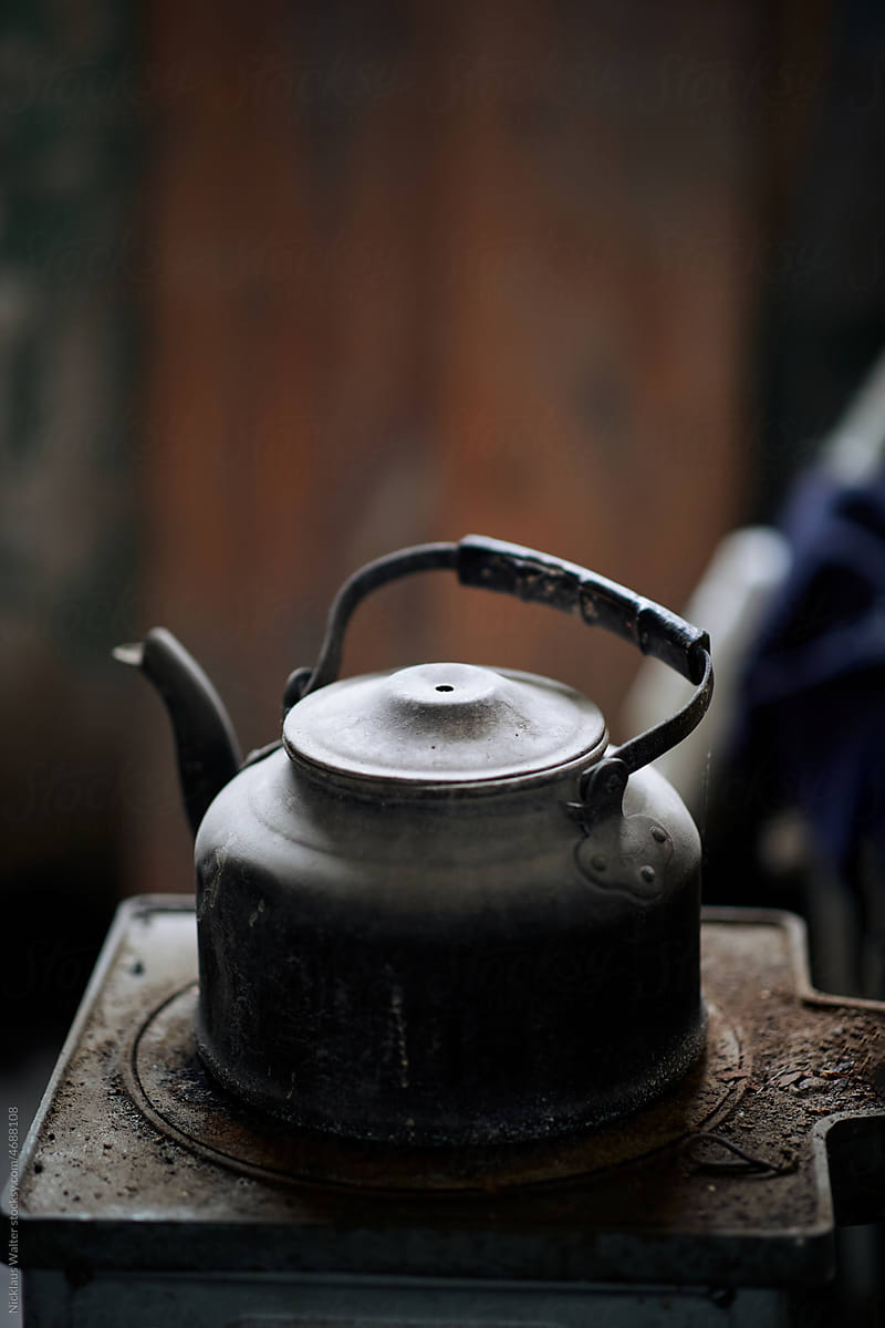 Beautiful Handmade Teapot In A Ceramic Pottery Studio In Anhui, China.