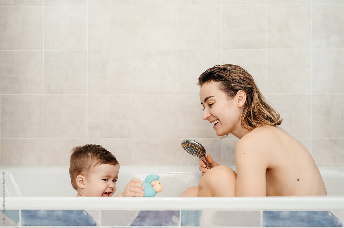 Stepmom shower. Mom Bath. Son with his mother in Bath. Mom in Bath.