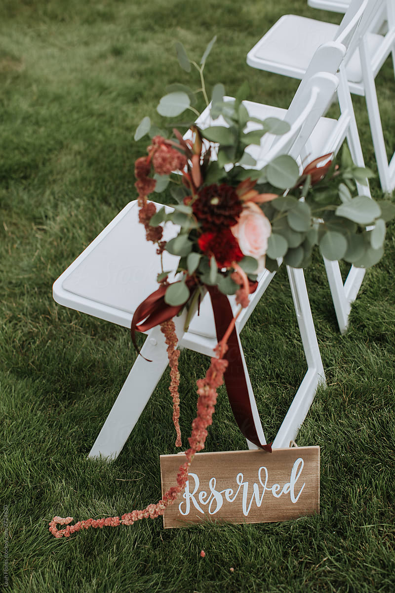Reserved Seating at Wedding Ceremony