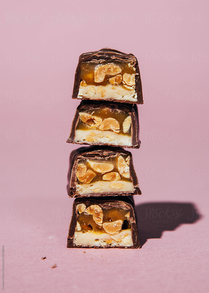 Peanut butter and chocolate bars