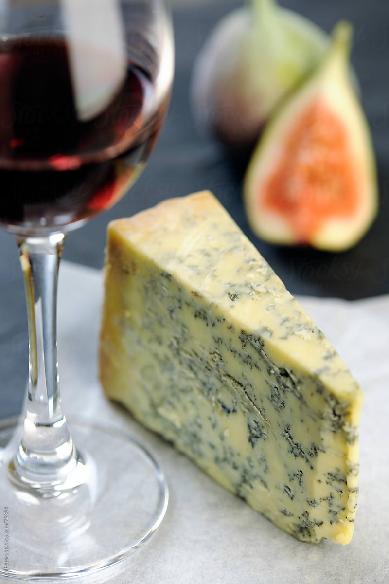 Stilton cheese and Port wine