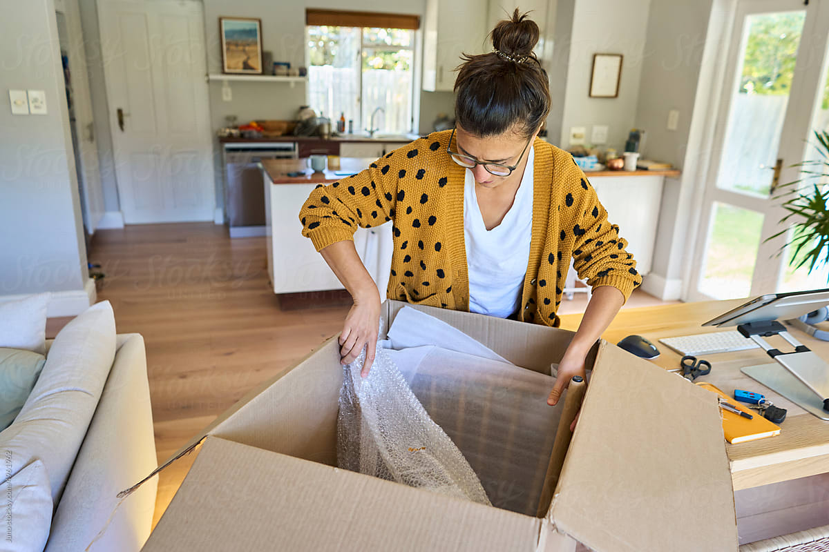 Unpacking a home delivery