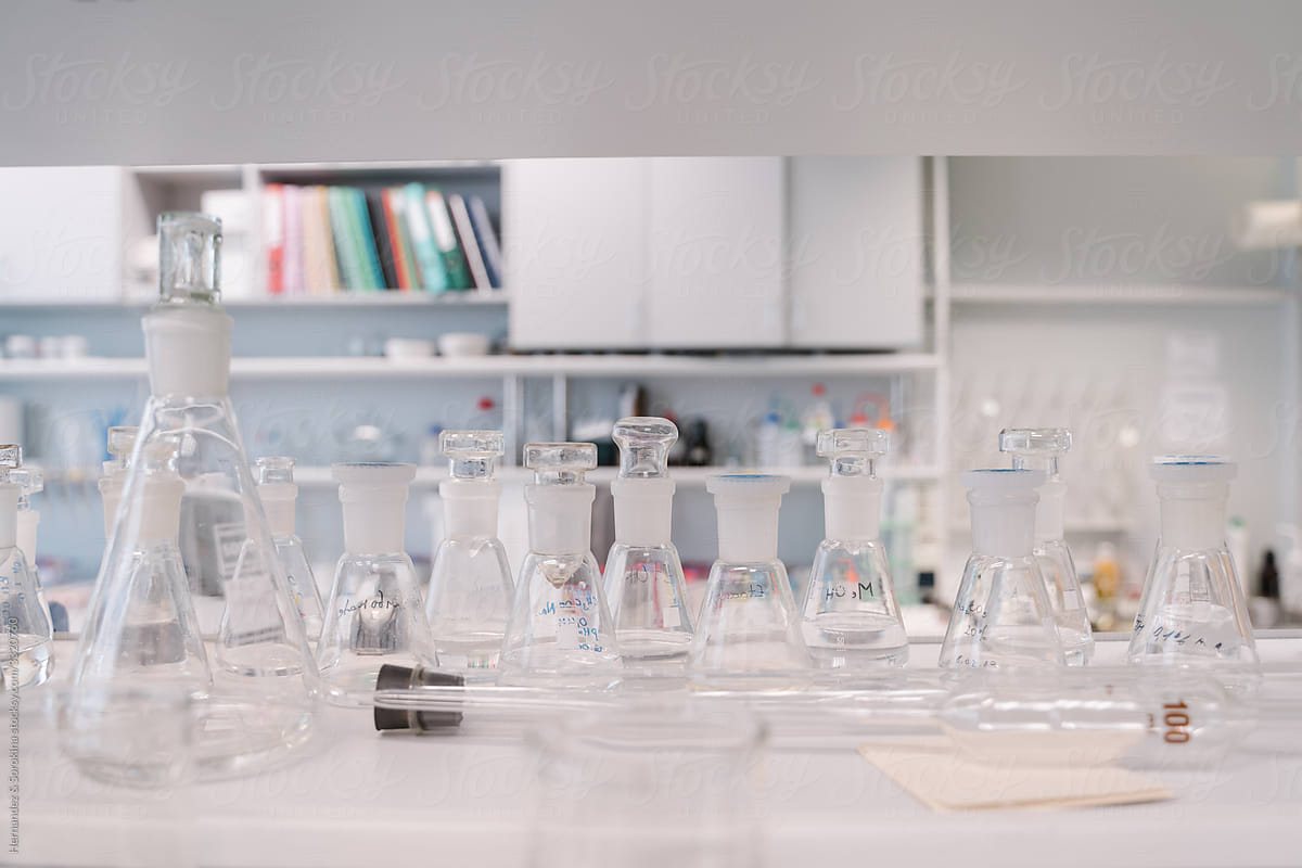 Chemistry Lab Glass Containers