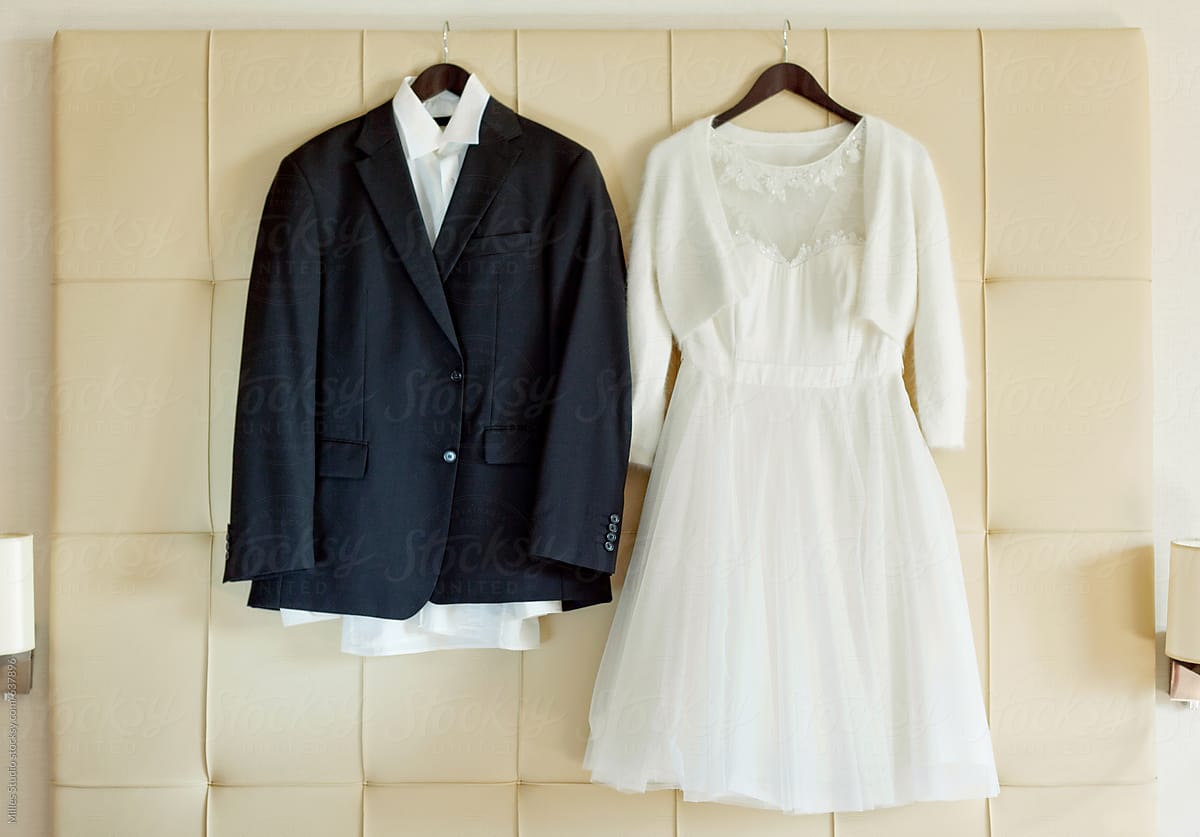 Wedding Dress and Suit