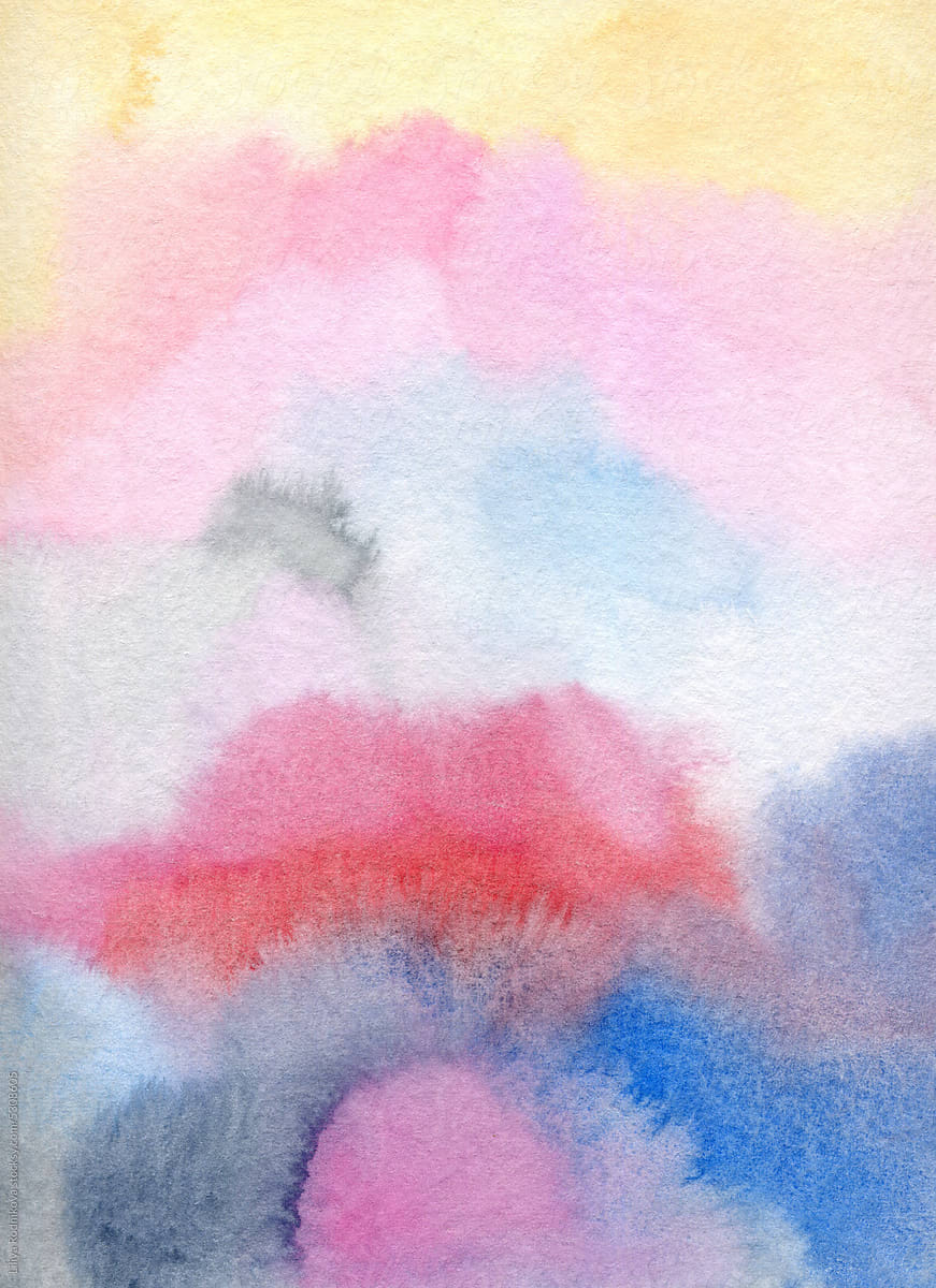 Beautiful watercolor abstract background