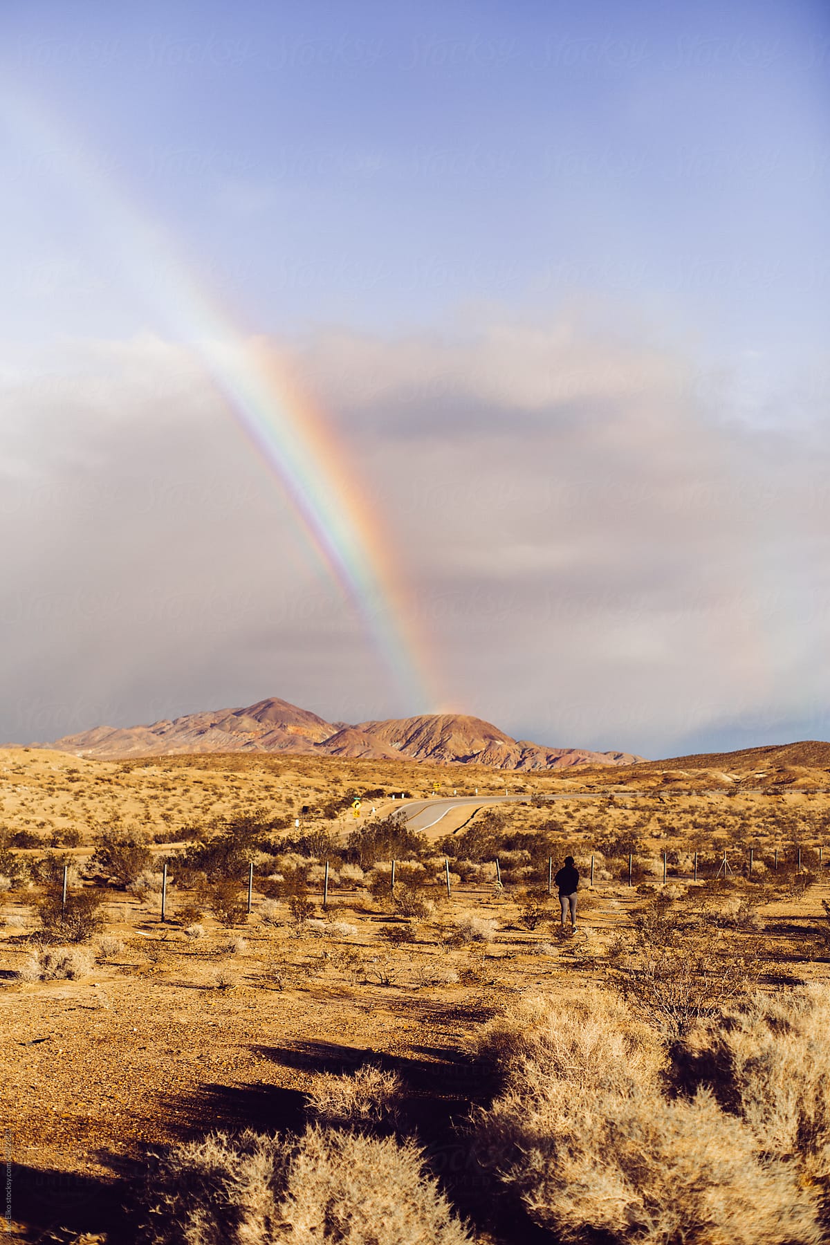 Desert Rainbow Girl