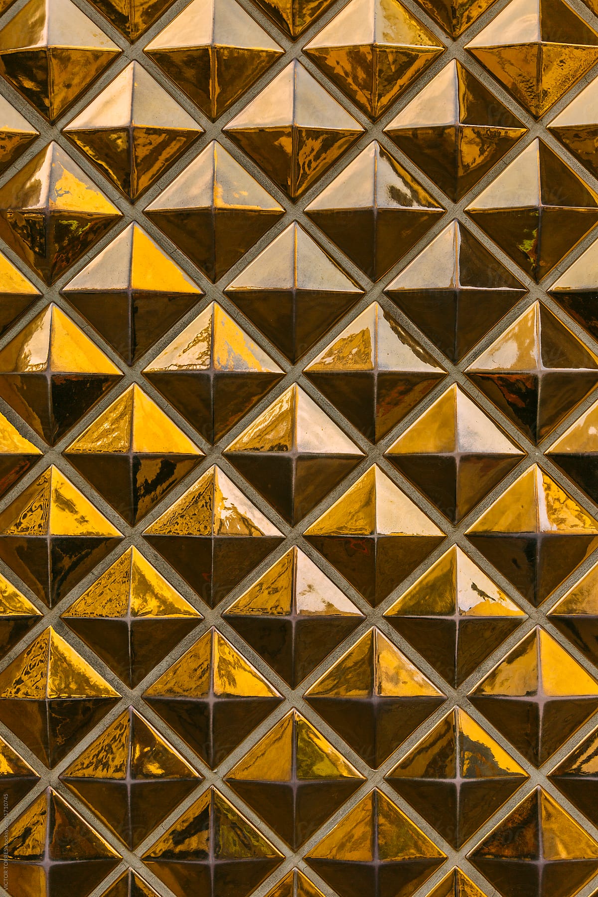 Golden Pyramids Background