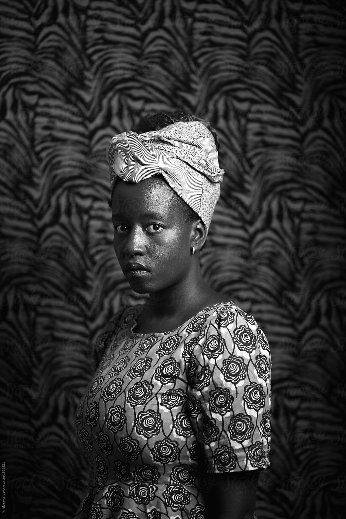 Portrait of black woman