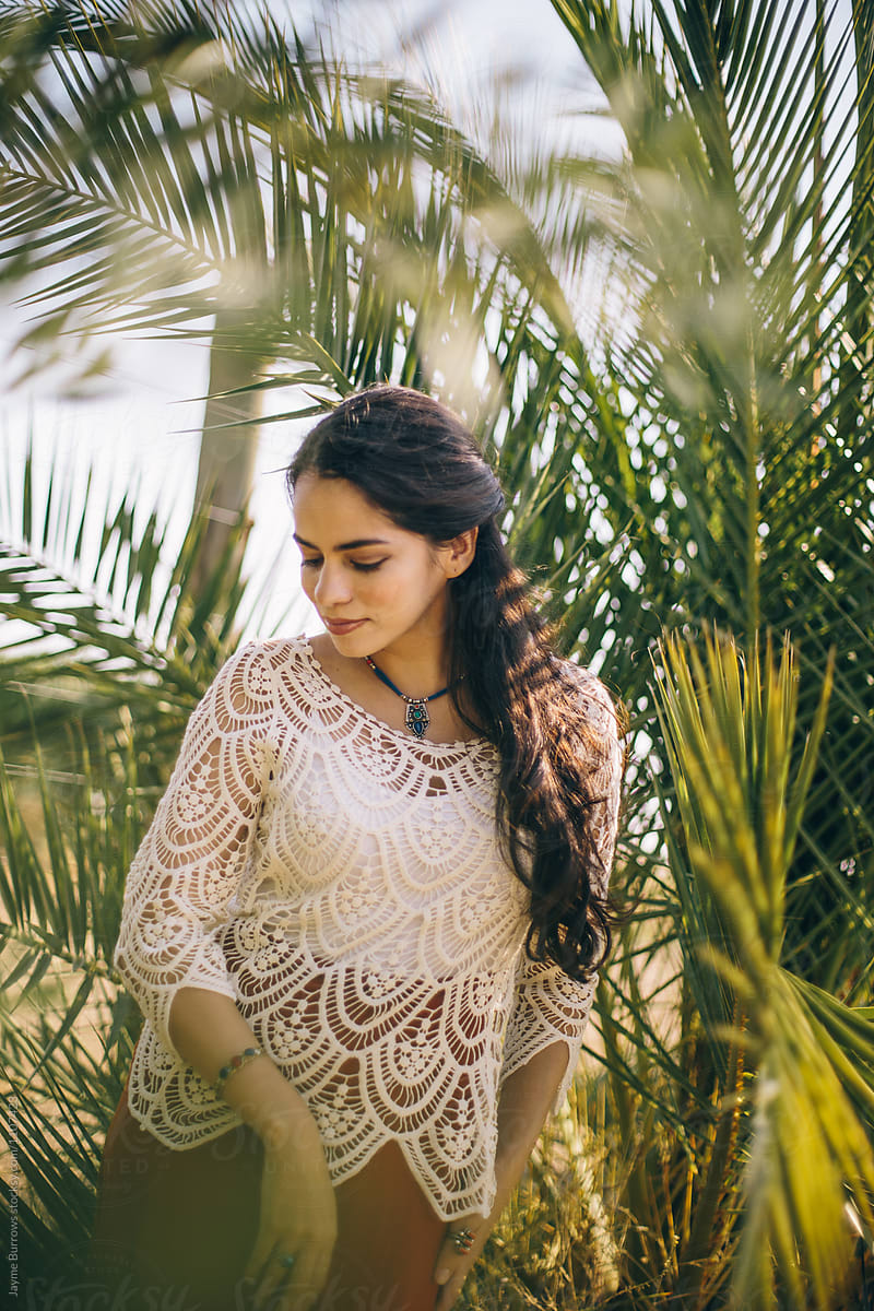 Portrait Of A Beautiful Latina Woman By Jayme Burrows