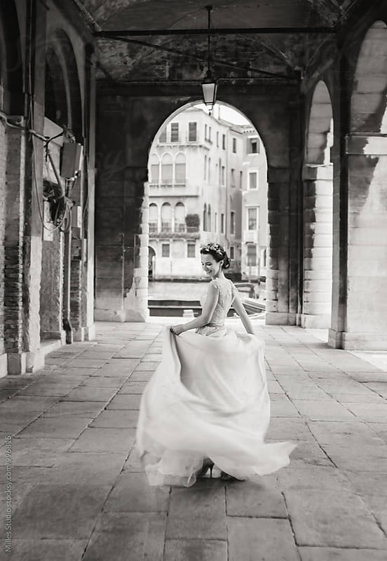 Bride at Venice